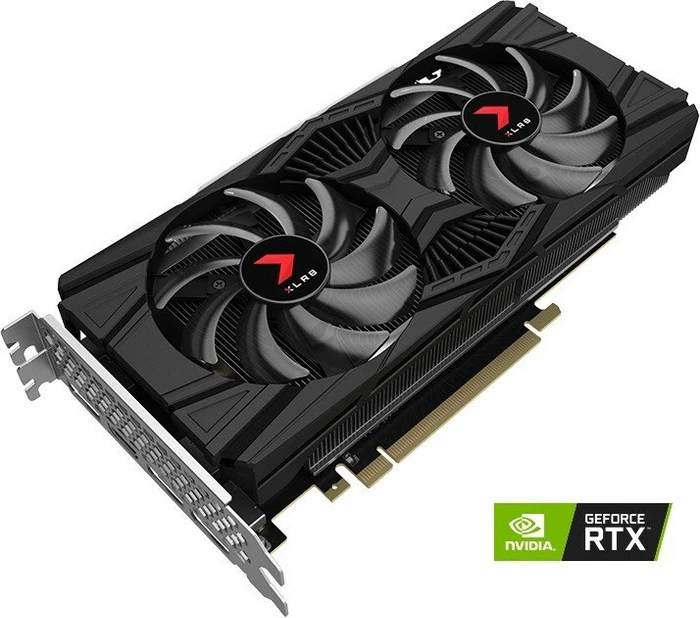 PNY GeForce RTX 2060 SUPER XLR8 Gaming OC Dual Fan, 8GB GDDR6, HDMI, 3x DP