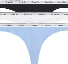 Calvin Klein Icon Logo 3er String black/white/frozen fjiord (Damen)