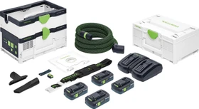 Festool CTMC SYS HPC 4.0 I-Plus Cleantec Akku-Trockensauger inkl. 4 Akkus 4.0Ah