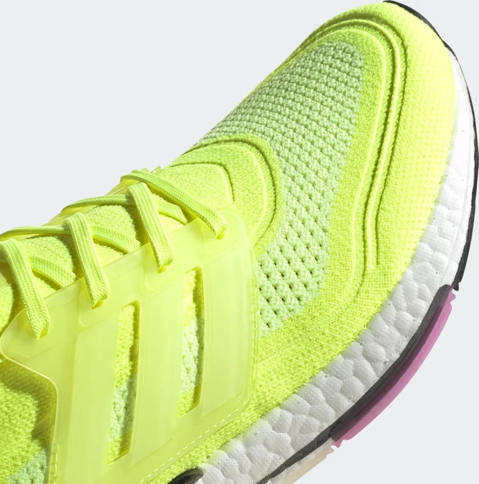 adidas Ultraboost 21 solar yellow/cloud white/screaming pink (Herren)