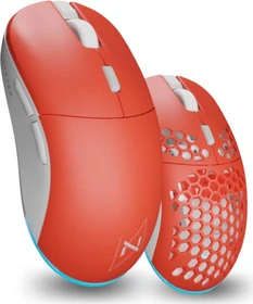 Nyfter NYF 22 Wireless Gaming Mouse White/Red, USB