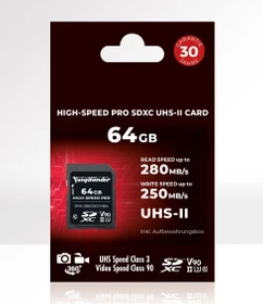 Voigtländer High-Speed PRO R280/W250 64GB, UHS-II U3, Class 10