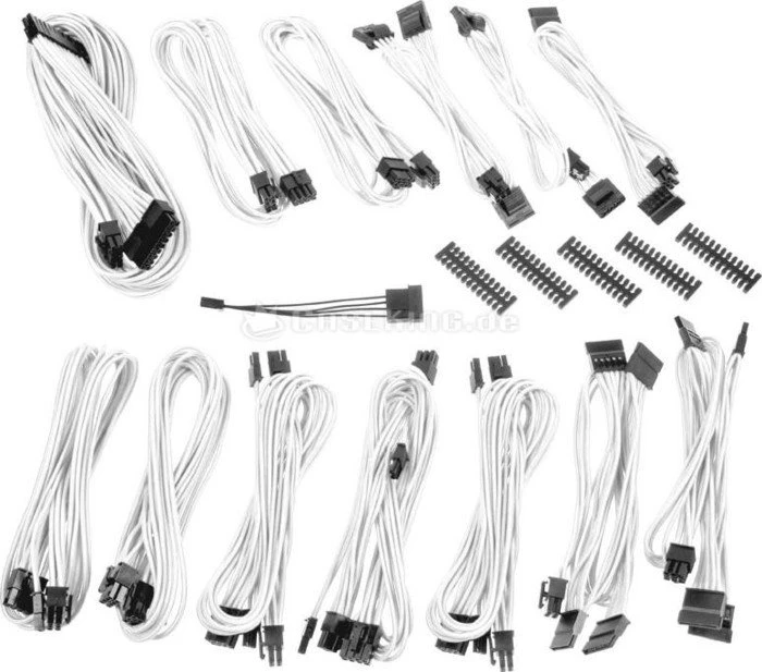 BitFenix Alchemy 2.0 SSC-Series Kabel Kit für Netzteile, weiß