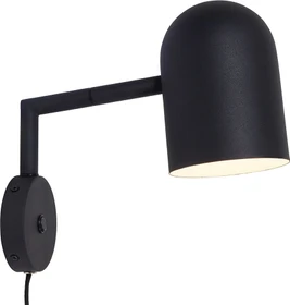 It's about Romi Marseille Wandleuchte E27 schwarz