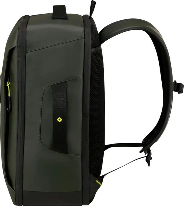 Samsonite Paradiver Light, Underseat Backpack M, Untersitz Handgepäck, Kabinentasche, Flugzeug Rucksack, 45cm, 33l, Jungle Green