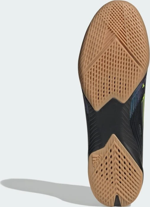 adidas F50 League IN core black/iron metallic/lucid lemon