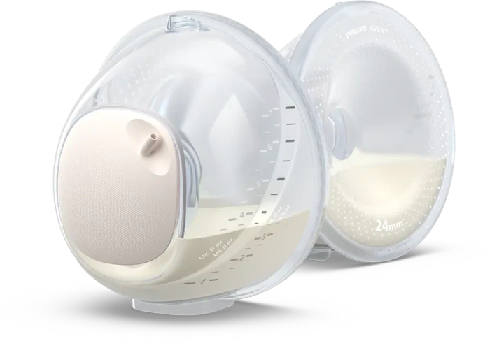 Philips Avent SCF547/11 Hands Free Elektrisches Doppel-Milchpumpen Set