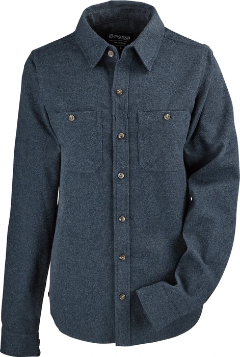 Bergans Nordmarka Flannel Hemd langarm navy blue (Damen)