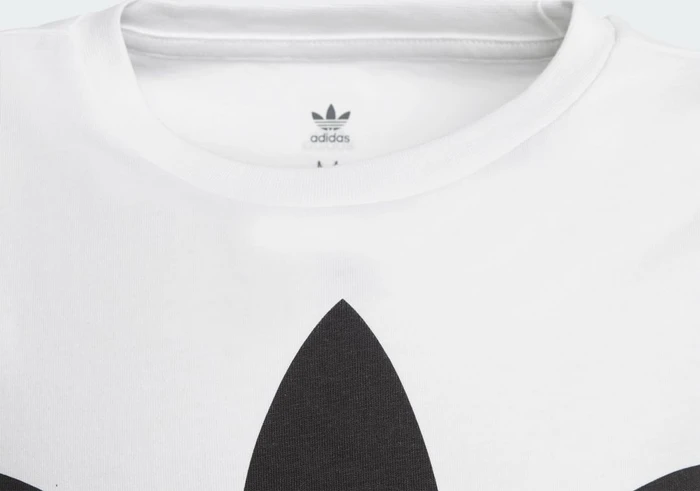 adidas Trefoil T-Shirt kurzarm weiß/schwarz (Junior)