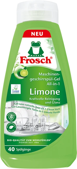 Frosch All-in-1 Maschinengeschirrspül-Gel Limone, 650ml