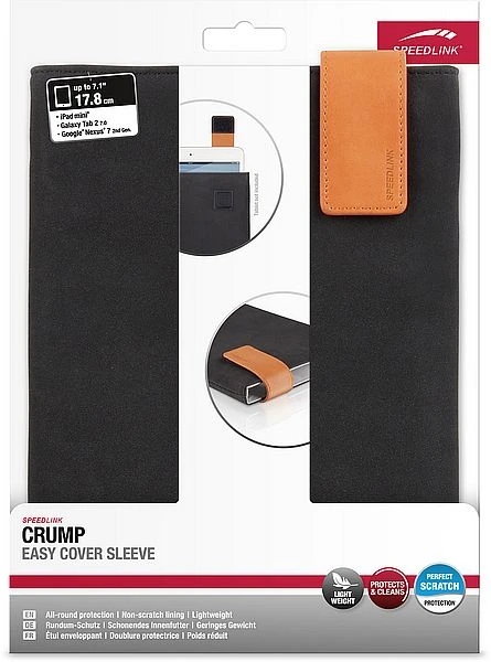 Speedlink Crump Easy Cover Sleeve 10", schwarz