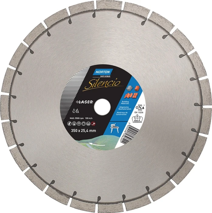 Norton Clipper Extreme Beton Silencio Diamanttrennscheibe, 300x3.1x20mm, 1 Stück