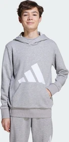 adidas Essentials Hoodie medium grey heather/white (Junior)