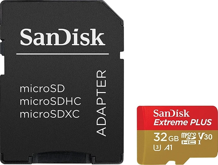 SanDisk Extreme PLUS R100/W90 32GB Kit, UHS-I U3, A1, Class 10