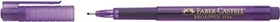 Faber-Castell Broadpen 1554 Faserschreiber 0.8mm violett