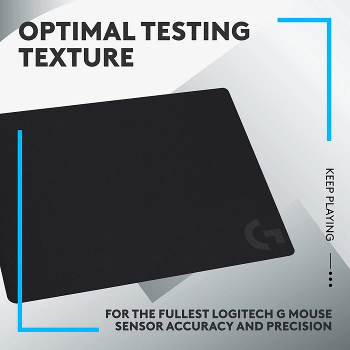 Logitech G240 Cloth Gaming Mousepad, 340x280mm, schwarz