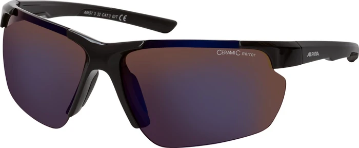 Alpina Defey HR black/blue mirror