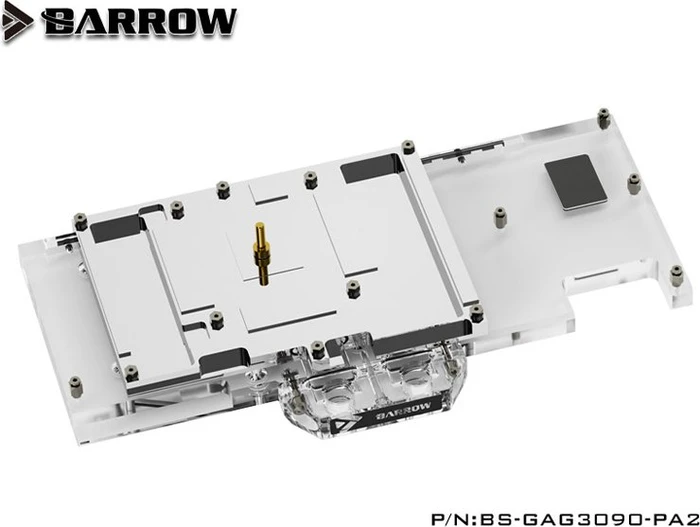 Barrow NVIDIA RTX 3090 LRC 2.0 Full Coverage GPU Water Block, Galax/KFA² 3090 Gamer OC Aurora