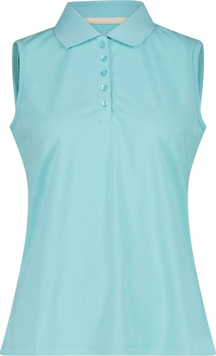 CMP Ärmelloses Poloshirt ärmellos lagoon (Damen)