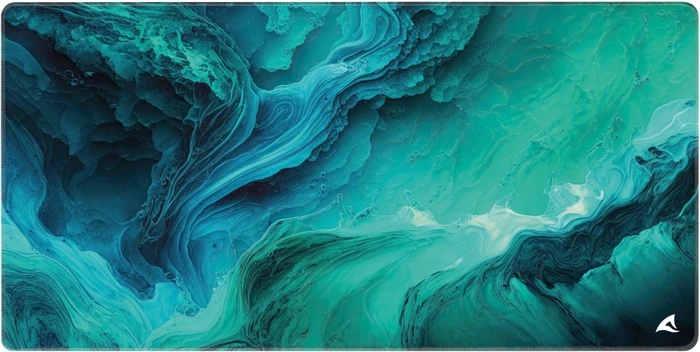 Sharkoon Skiller SGP40 D10, Mouse Mat, 1000x500mm, Blue Green Riptide