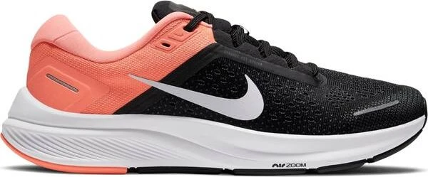 Nike Air Zoom Structure 23 schwarz/weiß/orange (Damen)