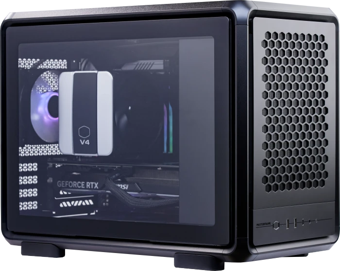 Cooler Master MasterFrame 400 Mesh, schwarz, Glasfenster