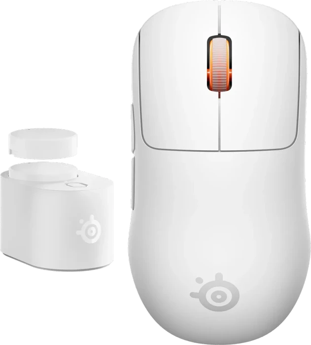 SteelSeries Sensei Pro 8K Ultra Wideband Wireless, weiß, USB