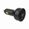 Gembird Dual-Port USB-Kfz Ladeadapter 65W schwarz Vorschaubild