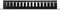 StarTech Horizontaler Rack Finger Kabelkanal mit Abdeckung, Kabelführung, schwarz, 1HE Vorschaubild