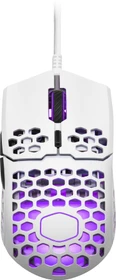 Cooler Master MasterMouse MM711 RGB Gaming Maus weiß matt, USB