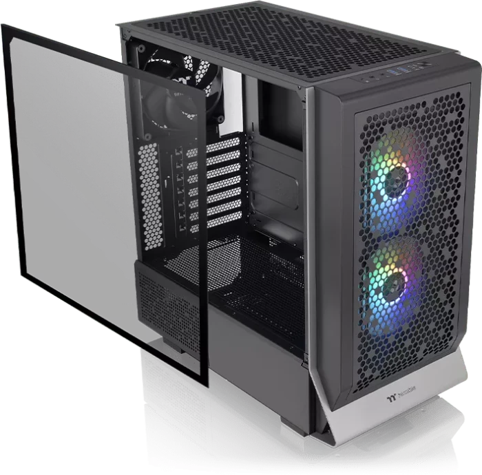 Thermaltake Ceres 300 TG ARGB, schwarz, Glasfenster