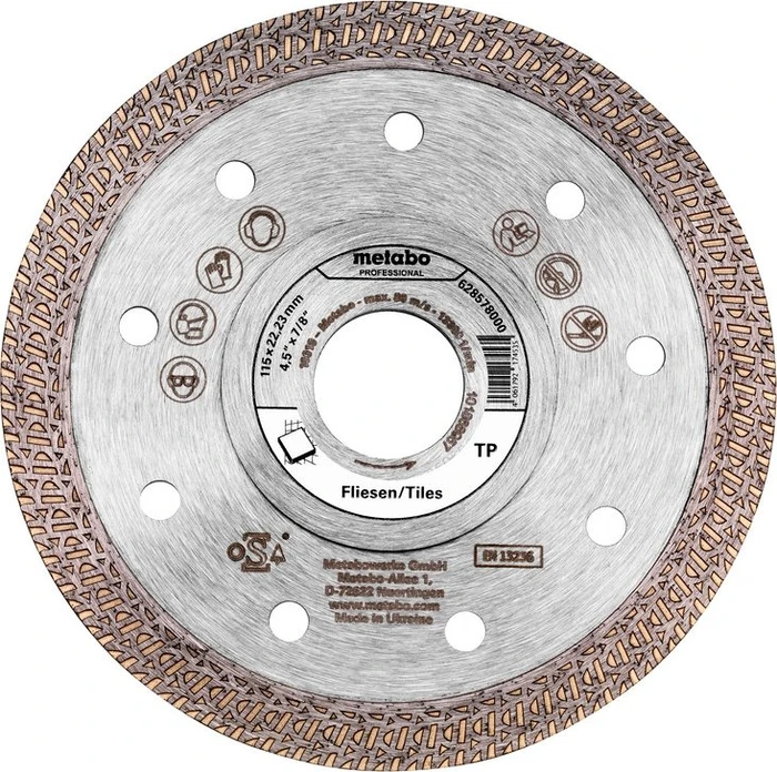 Metabo Professional TP Diamanttrennscheibe, 115x1.4x22.23mm, 1 Stück