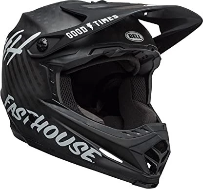 Bell Full-9 Fullface-Helm fasthouse matte black/white