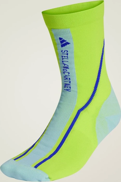 adidas by Stella McCartney Crew Socken semi solar slime/glow blue/lucid blue (Damen)