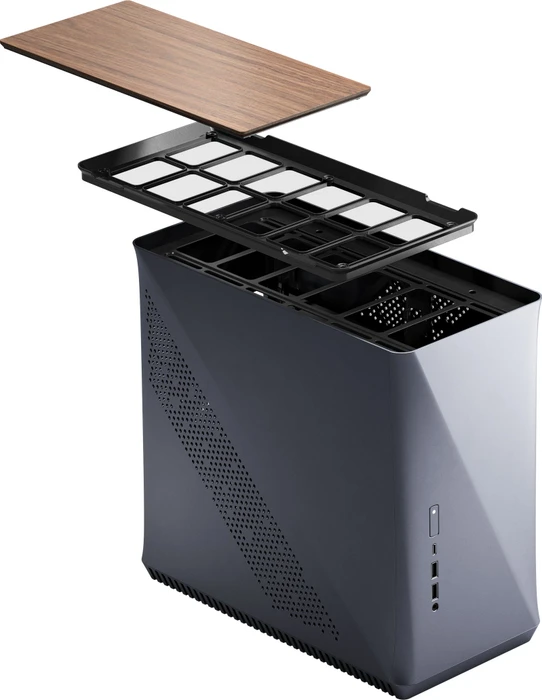Fractal Design Era ITX Titanium Grey Walnut, Mini-ITX