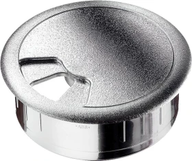 Hettich Kabeldurchführung, 60mm, Chrom Optik glanz
