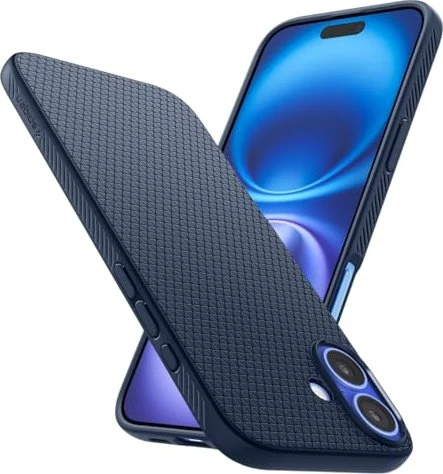 Spigen Liquid Air für Apple iPhone 16 navy blue