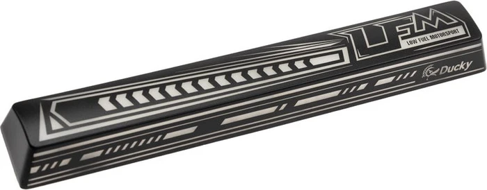 Ducky Leertaste "Lowfuelmotorsport", Kunststoff (PBT), grau/schwarz, 1 Taste