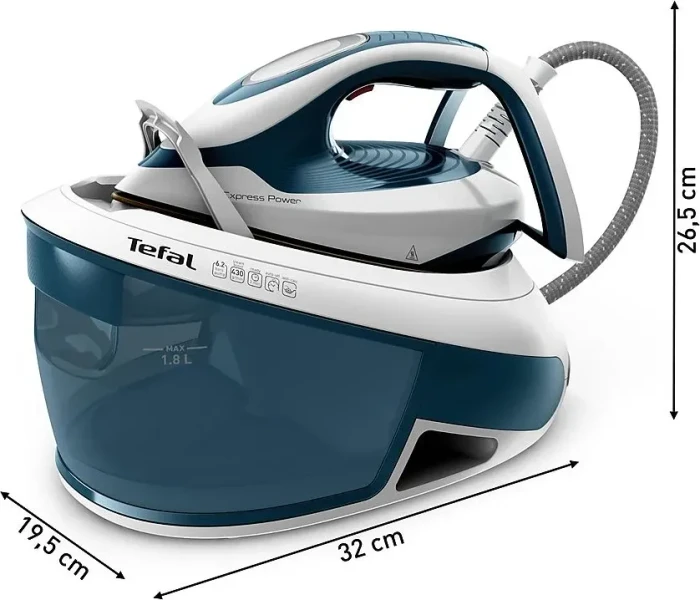 Tefal SV8111 Express Power Dampfbügelstation weiß/blau