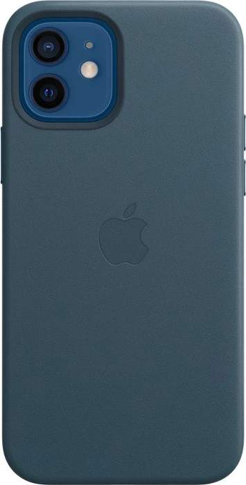 Apple Leder Case mit MagSafe für iPhone 12/12 Pro baltischblau