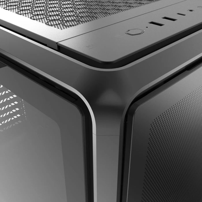 Cooler Master MasterFrame 600 Mesh, schwarz, Glasfenster