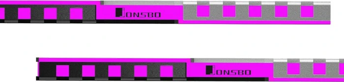Jonsbo NC-2 RGB silber, RAM-Kühler, 2er-Pack