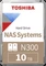 Toshiba N300 NAS Systems 10TB, 24/7, 512e / 3.5" / SATA 6Gb/s, retail Vorschaubild