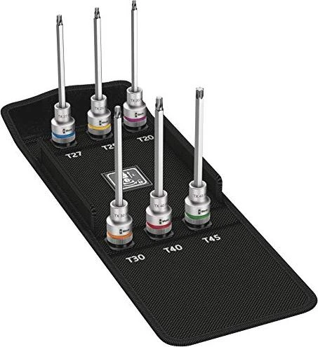 Wera 8767 C TORX HF 2 Zyklop Torx Steckschlüsselsatz inkl. Tasche, 6-tlg.