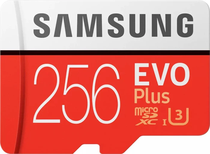 Samsung EVO Plus, microSD UHS-I U3, Rev-G / 2017