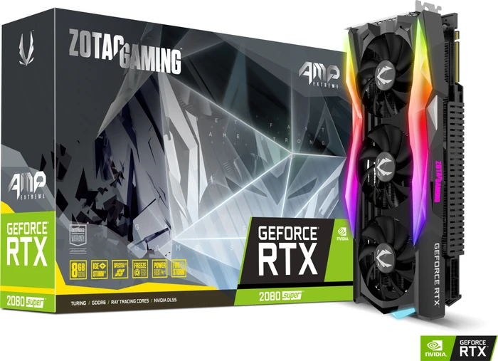 Zotac Gaming GeForce RTX 2080 SUPER AMP Extreme, 8GB GDDR6, HDMI, 3x DP