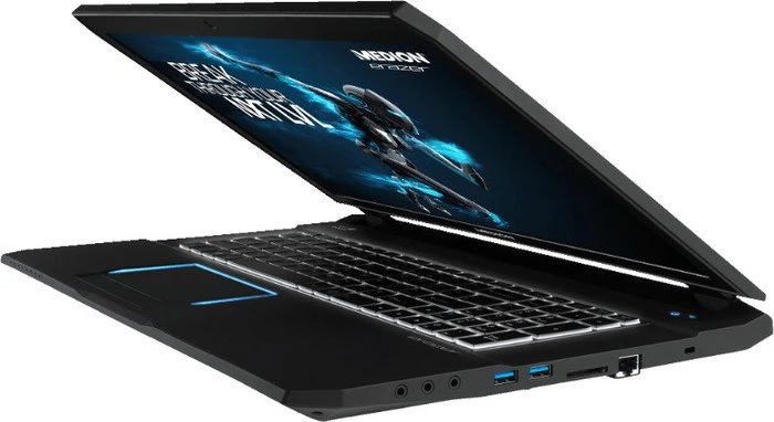 Medion Erazer X7841, Core i5-6300HQ, 8GB RAM, 128GB SSD, 1TB HDD, GeForce GTX 970M, DE