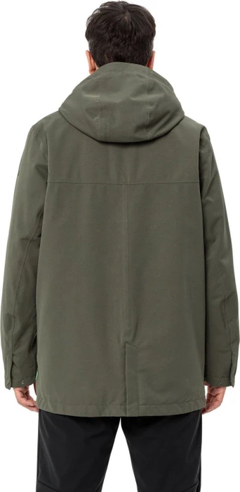 Vaude Manukau II Funktionsmantel black/khaki (Herren)