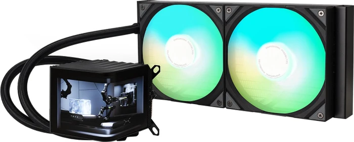 TRYX Panorama ARGB 280 Black, schwarz