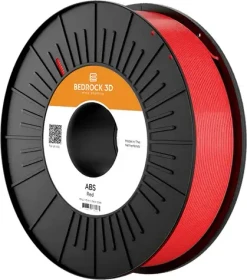 Bedrock3D ABS, rot, Spule, 2.85mm, 750g